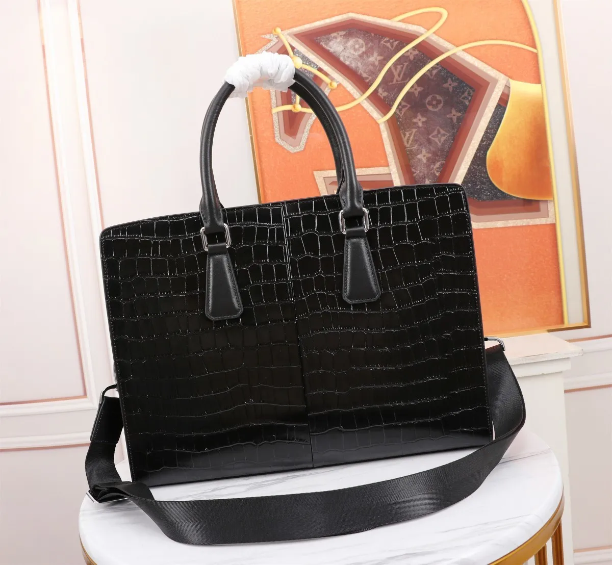 All Categories 💚 Top Version Men’s Bags 💚 PRADA 2023 New Prada Briefcase