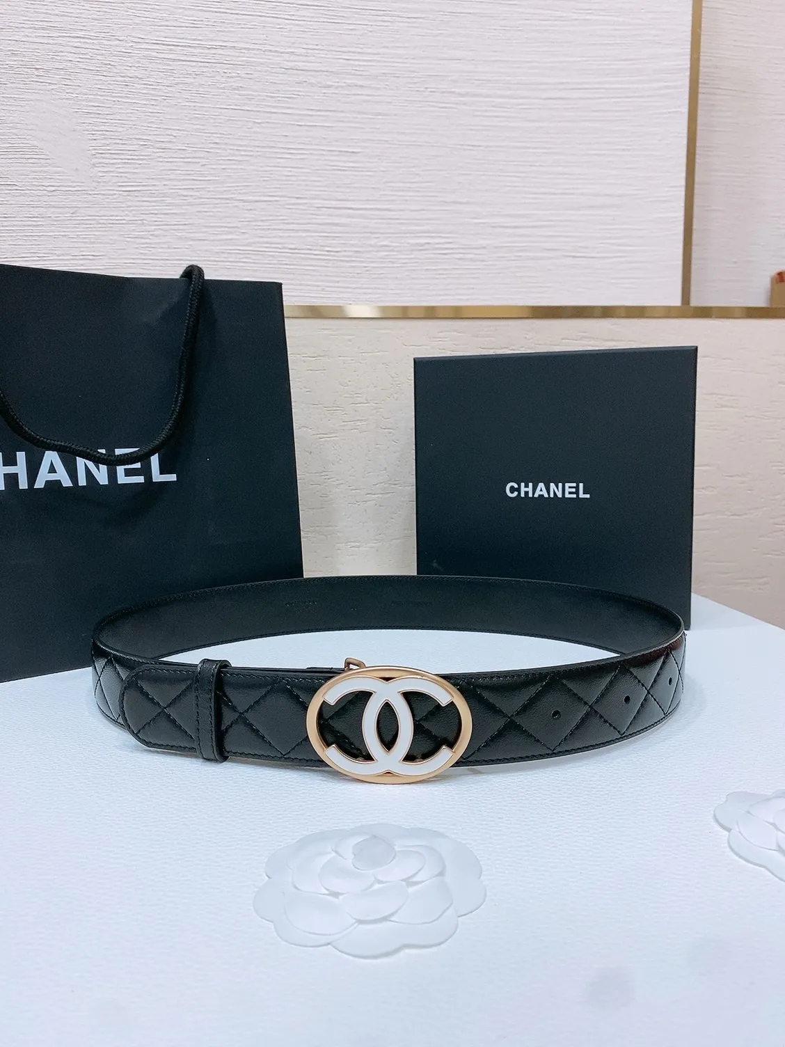 💰560💰Full package💰 💍Purchasing level Grandma 4.0cm⚡️🌹Chanel 24cc logo buckle⚡️🌹Brass metal imported lambskin rhombus belt body⚡️🌹First-layer cowhide bottom soft to the touch and delicate 3.8cm