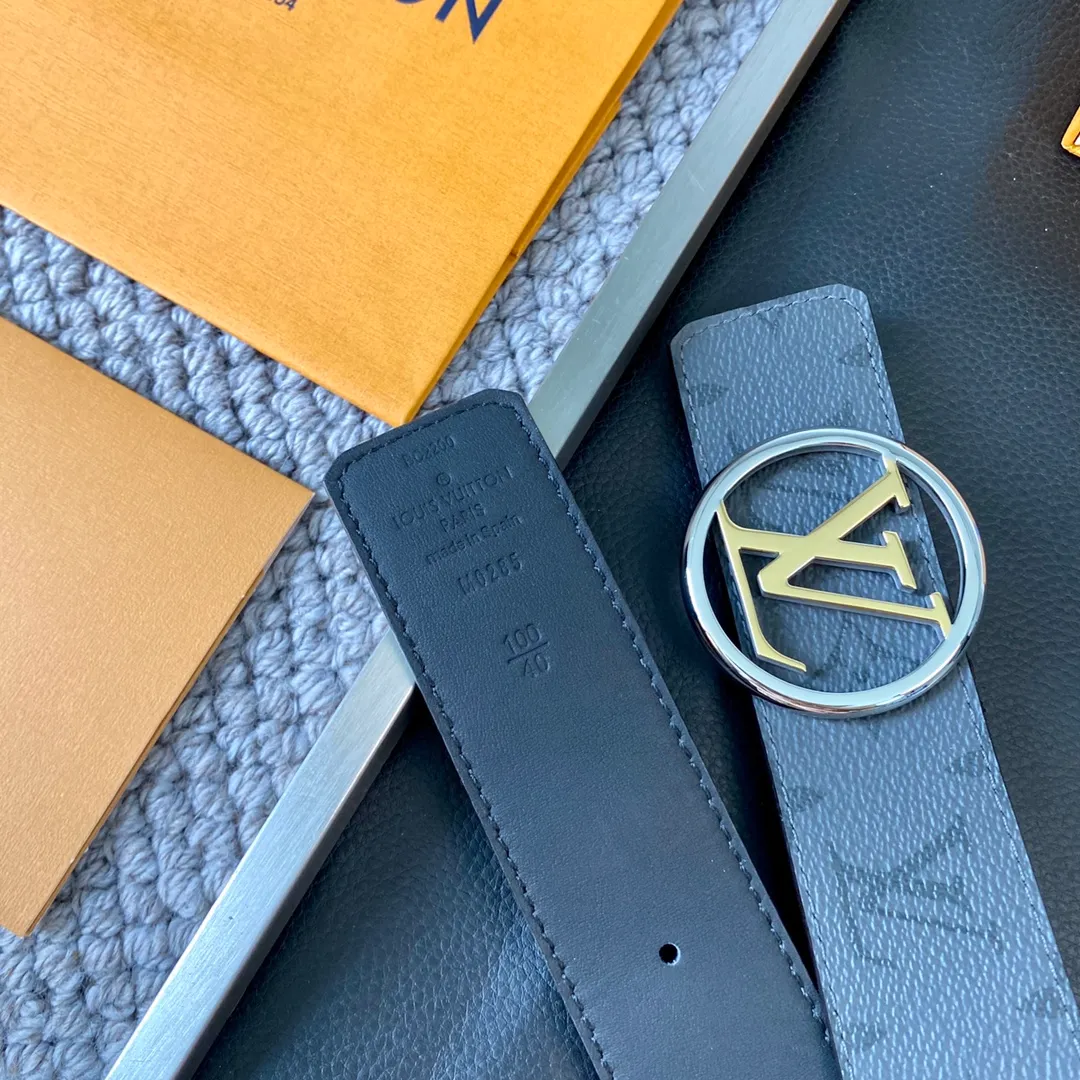 💰480💰Full package💰 💍Purchase level LV new early spring product, high quality, width 3.8cm, double-sided, new modern and fashionable canvas set off original calfskin bottom, with classic and exquisite buckle design