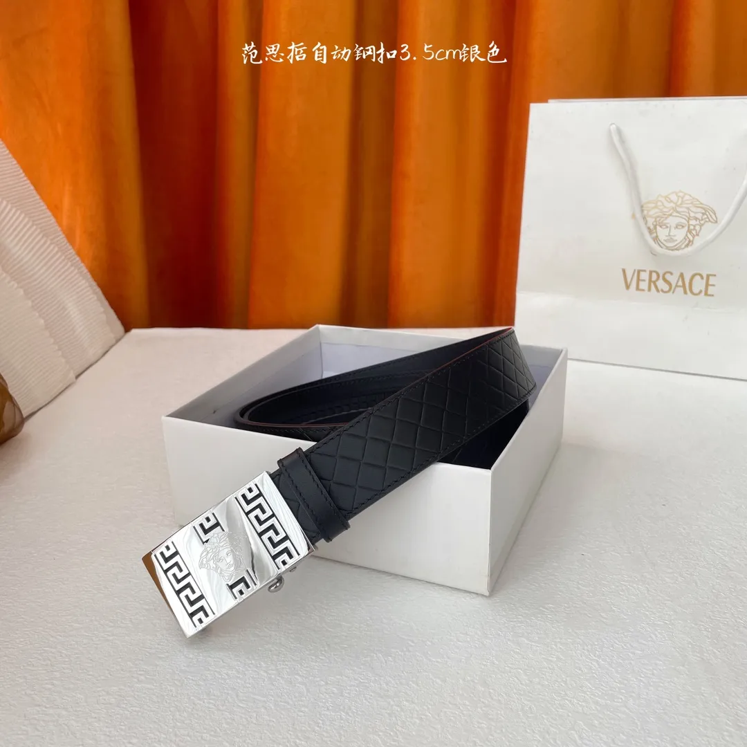 💰460💰Full package💰 💍Purchasing-grade Versace imported calfskin, delicate and soft to the touch, with pure steel automatic boutique buckle, a must-have for men! Width: 3.5cm