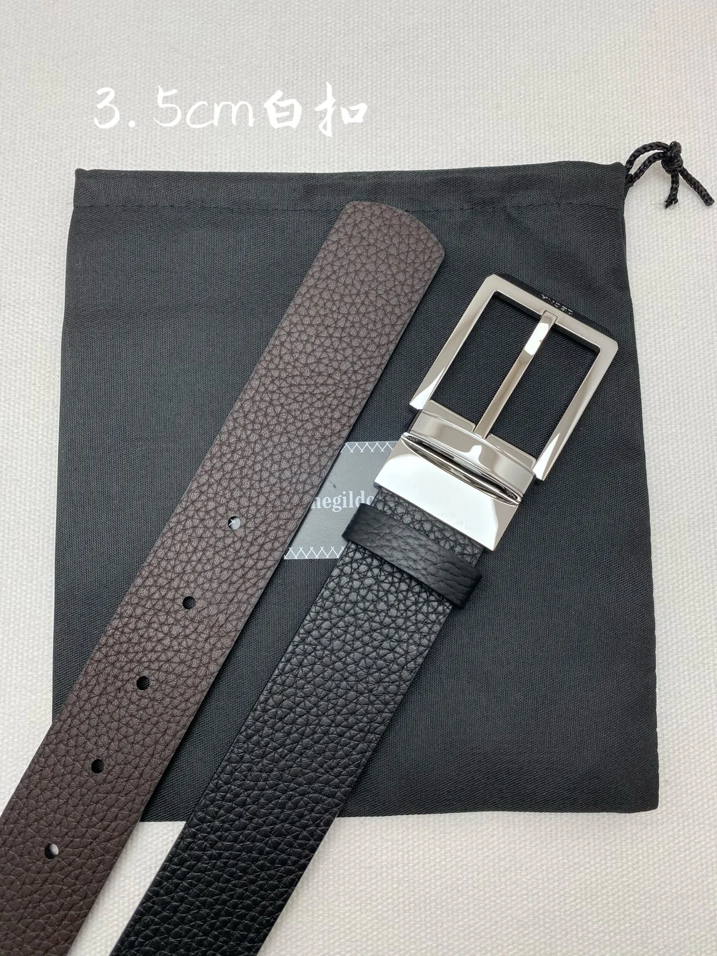 💰440💰Full package💰 💍Purchasing agent Zegna⚡️🌹Men's belt - width 35MM 316 quality buckle Seikoly crafted imported calfskin Unique design process Soft to the touch Can be cut