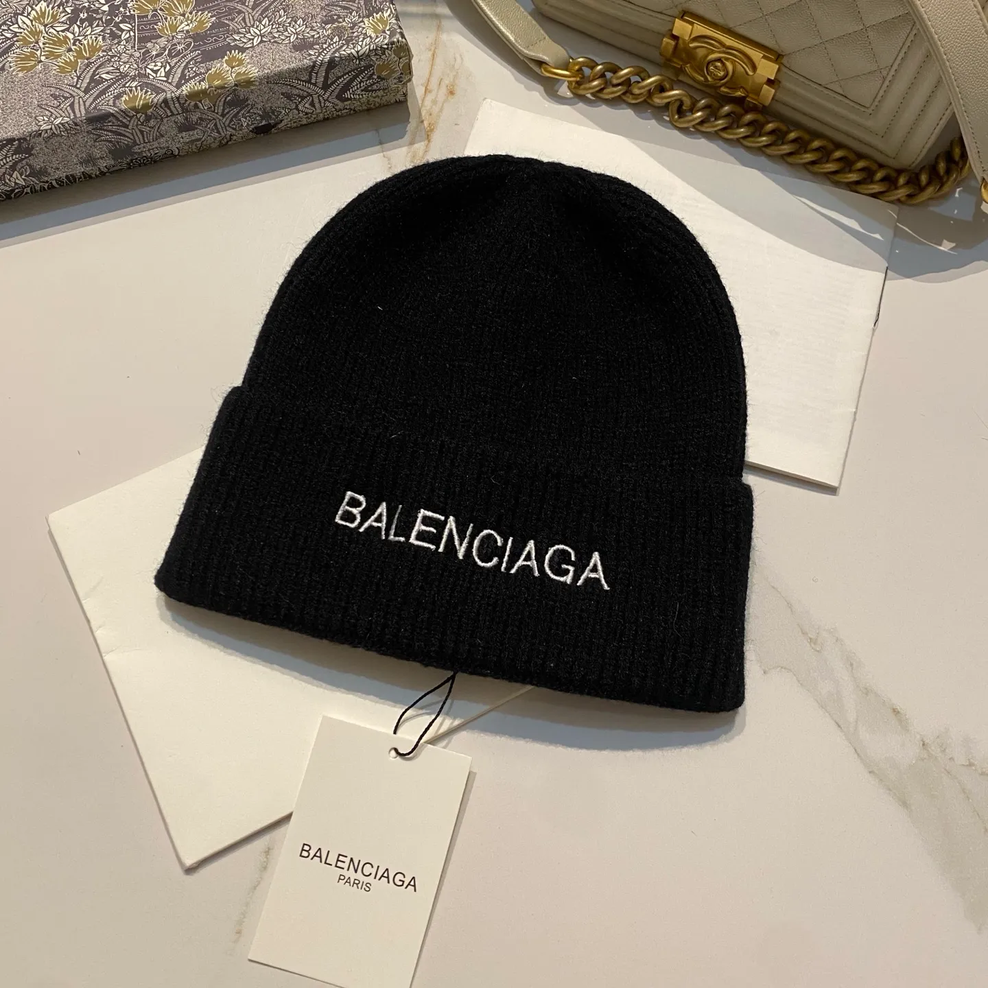 Balenciaga knitted hat