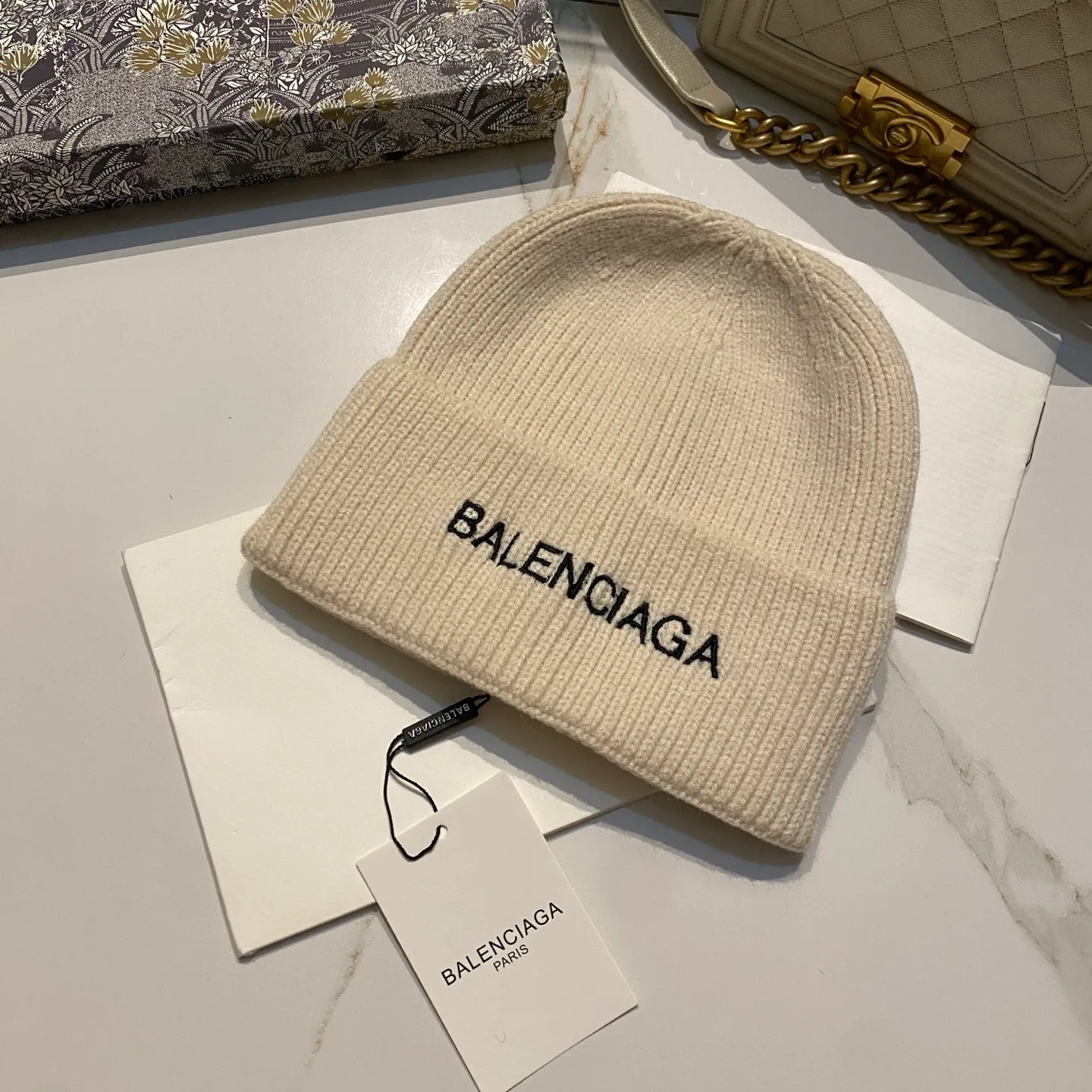 Balenciaga knitted hat