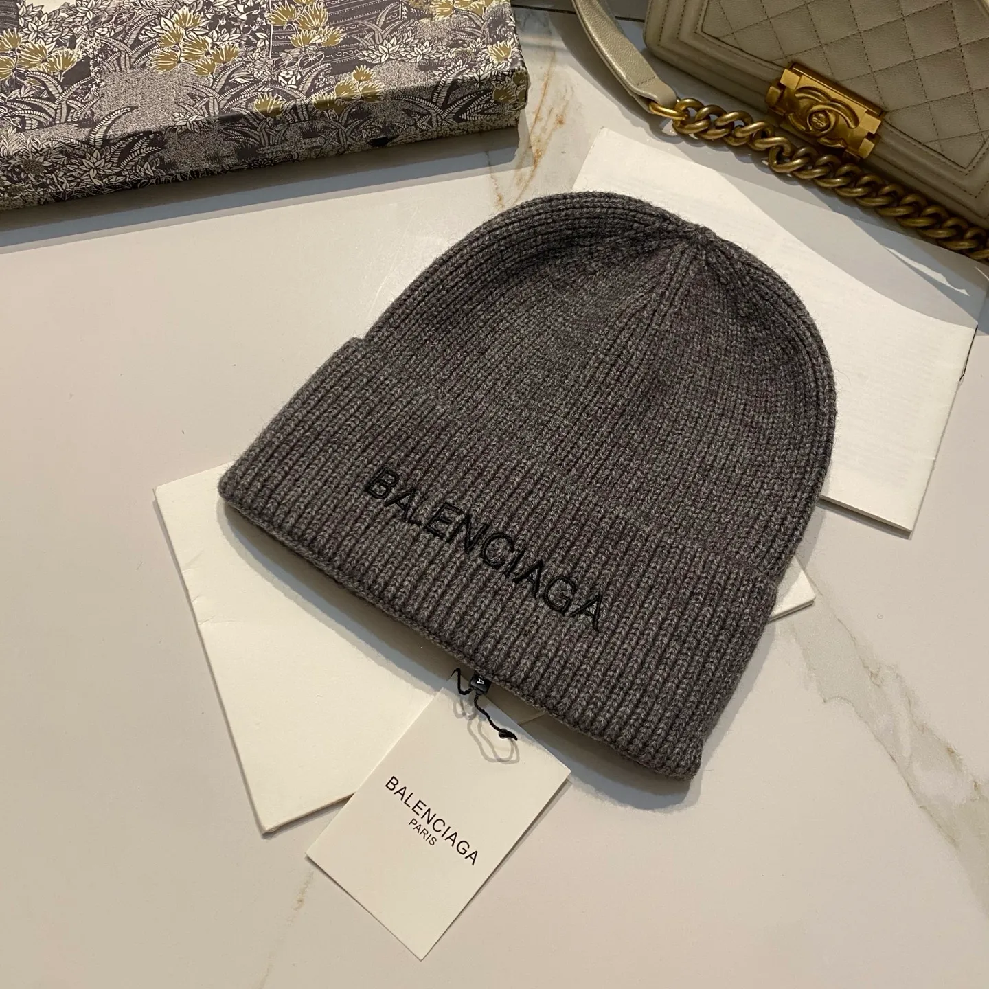 Balenciaga knitted hat