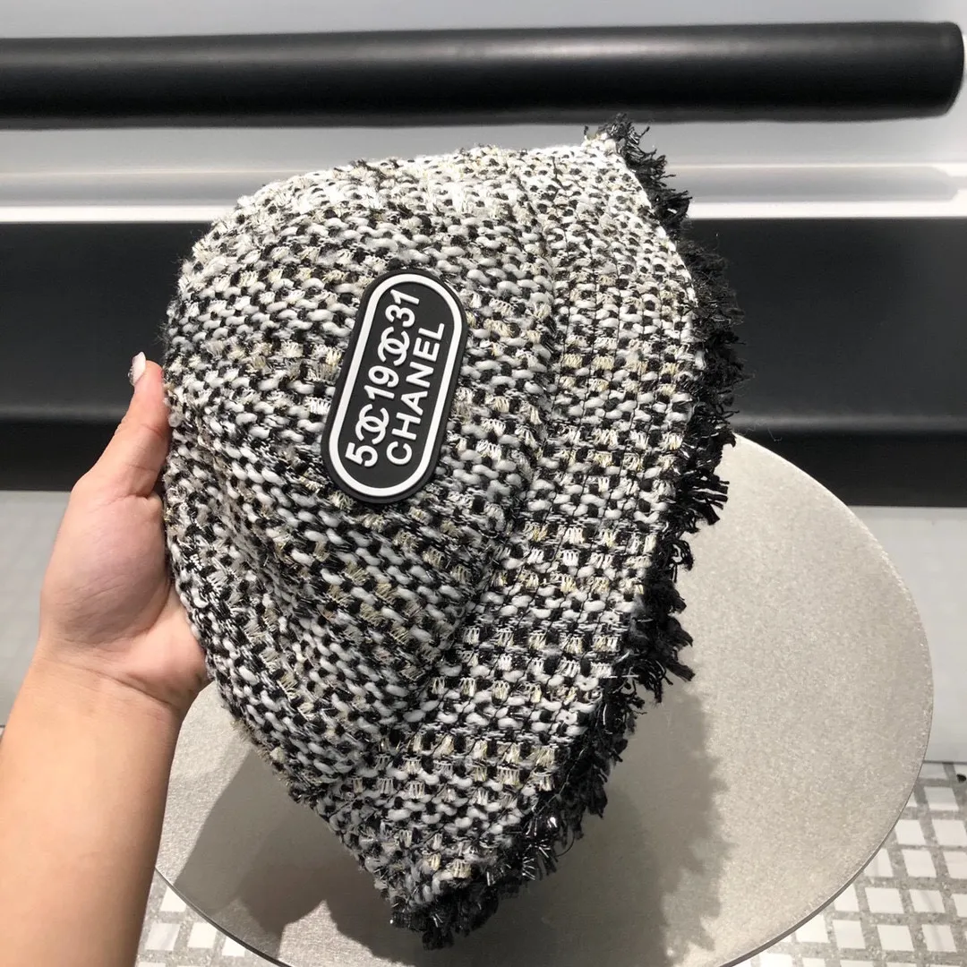 P150 Chanel Chanel 2020 new autumn and winter knitted bucket hat, high-end customization, a must-have for outfits