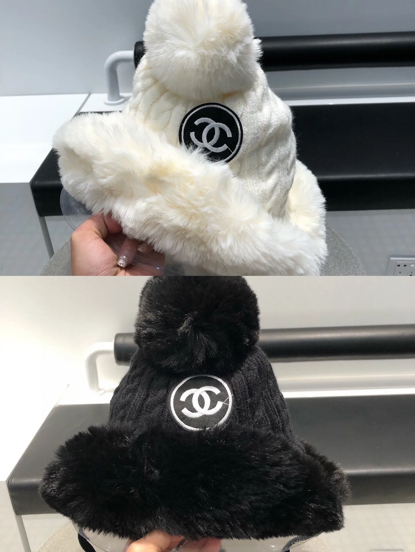 P160 Chanel Chanel's new snow hat Lei Feng hat is coming, customer order version, small fragrance embroidery, a must-have snow wool hat in autumn and winter