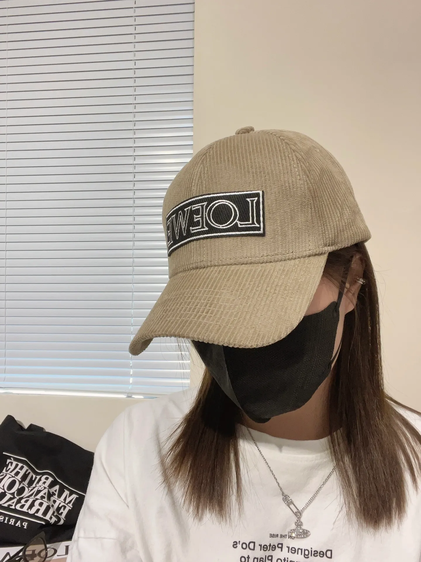 P80 🧢Loewe~New baseball cap🧢, simple embroidered classic logo, super texture👍, exquisite big-name style, a must-have artifact for goddesses, couple style