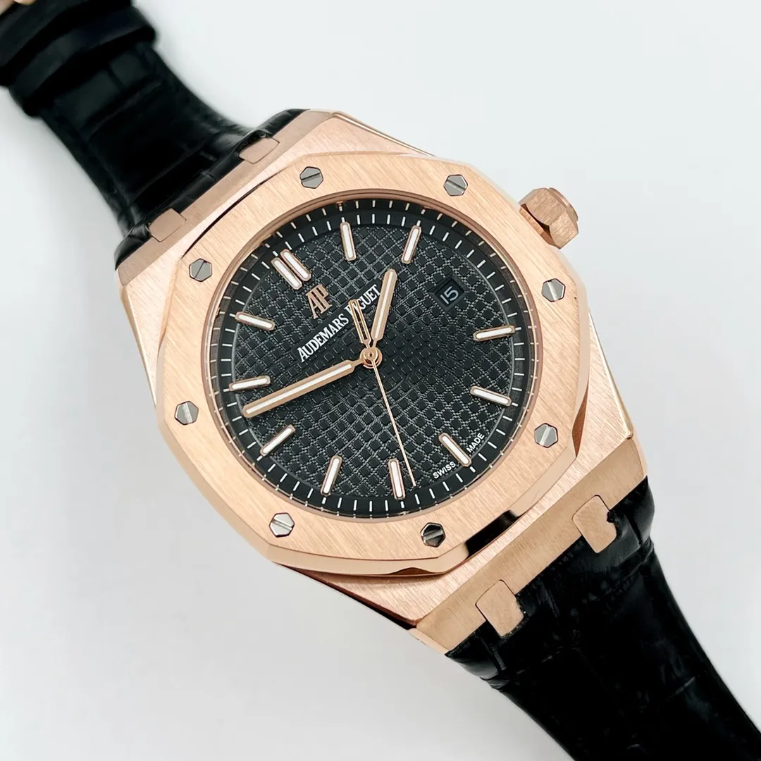 【High-end replica】💰1280! Audemars Piguet - AUDEMARS PIGUET Royal Oak series (extremely noble and wise work) wrist beauty style type imported fully automatic mechanical movement 316l stainless steel case wear-resistant sapphire glass mirror imported cowhide strap with original buckle to fit the wrist case size diameter 42 mm thickness 11.6 mm excellence and wisdom style noble and generous aristocratic style