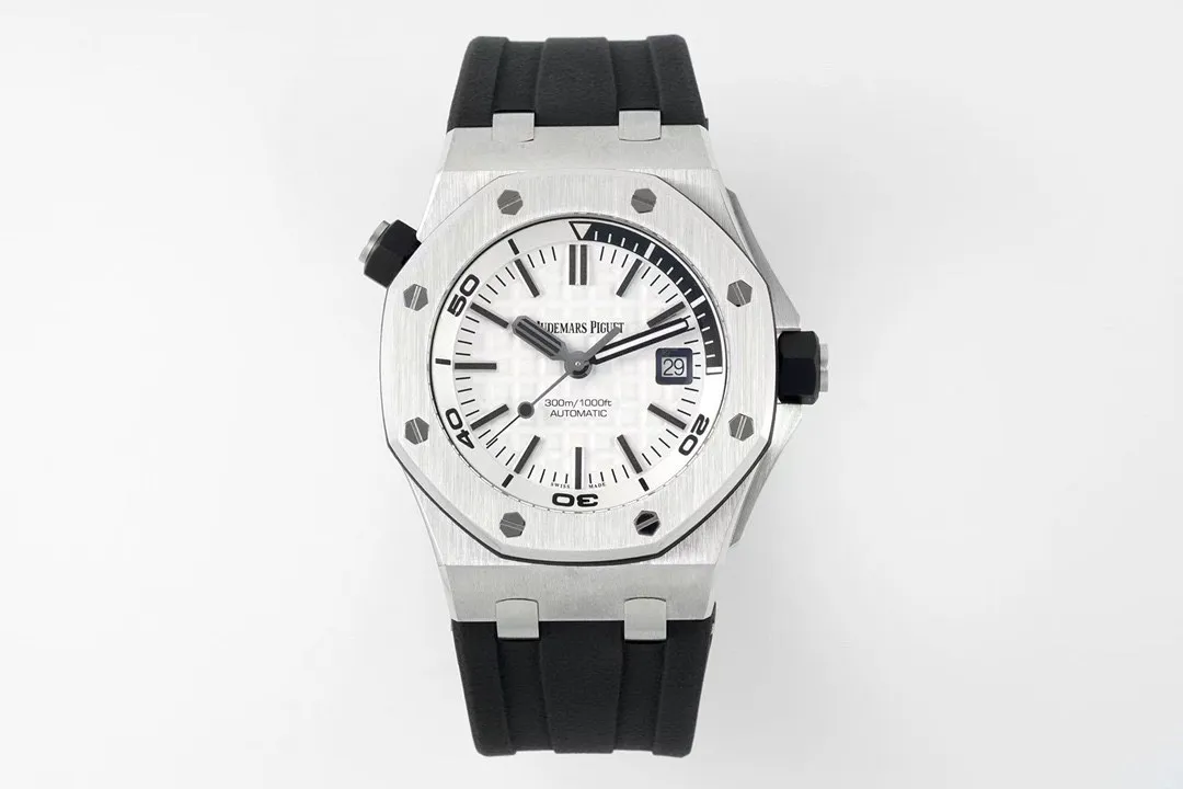 【High-end replica】💰1160! 【Top Replica】💰Private chat! Audemars Piguet 15710 Diving King! 3120 integrated movement, creating the strongest replica both internally and externally. 1. The case is polished multiple times to match the edges and corners, so that the material feels consistent; 2. The strongest movement plywood is polished, with a special 18K rose gold automatic support color; 3. The most user-friendly removable head buffer area to ensure that it matches the original design; 4. The most three-dimensional and neat "biscuit texture" on the disk is guaranteed to be exactly the same as the original: 5. The most lasting luminous light and the most accurate internal scale, IPF hits the point directly. 6. Adopt the original and consistent assembly structure to achieve uniformity in every detail! 7. The closest to the original pointer, with sharp and neat cut surfaces without burrs; 8. The closest to the original calendar magnifying glass, the most transparent on the market; 9. The strongest sapphire mirror, transparent to the senses, and coated with anti-vertigo anti-reflection coating; The most important movement: using the integrated AP.CAL.3120 movement, with stable functions, the same 41-hour power reserve as the original, and the same appearance! The King of Diving is back!