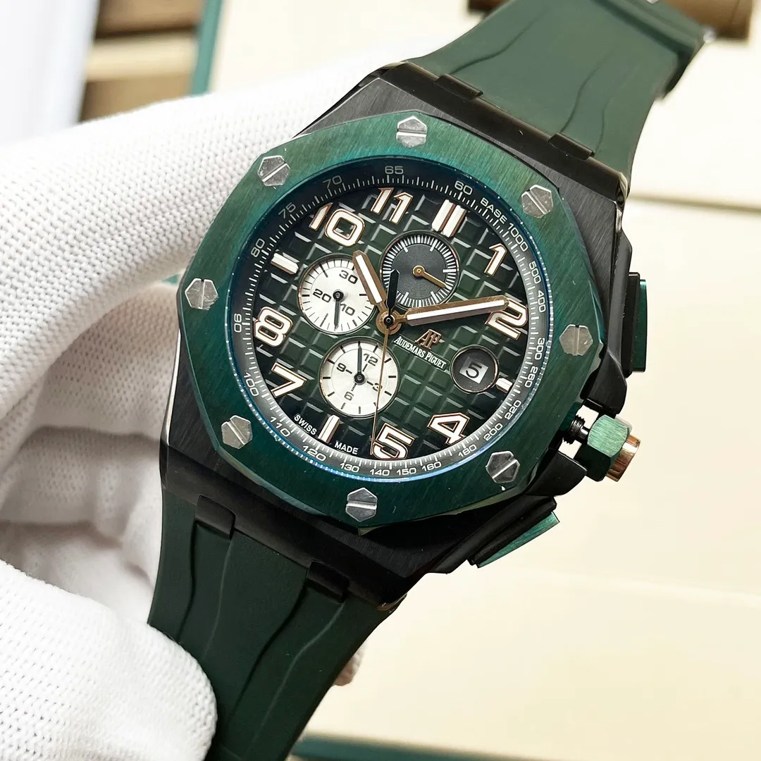 【Customized all-in-one machine】💰1920! Audemars Piguet’s new masterpiece - the best value for money! Original mold opening, the most cost-effective version on the market. Audemars Piguet is consistent with the original, with super high quality in the market) and is newly upgraded to overcome various existing defects! 🔥 Audemars Piguet Royal Oak Offshore series, self-winding mechanical movement, 316L stainless steel case, ultra-high hardness crystal glass mirror, 100 meters of super waterproof (can be used for diving and swimming) 44mm diameter, 14.4mm thickness consistent with the original version, the dial has Audemars Piguet's exclusive "Méga" "Tapeisserie" super large plaid decoration, with a strong three-dimensional effect, upgraded super luminous function, the entire case is CNC processed, perfectly restoring the original structure, the strap is made of rubber, the softness is consistent with the original, showing the domineering nature of the man, the Royal Oak Offshore Enhanced Edition🔥Produced by AD, the best quality continues🔥