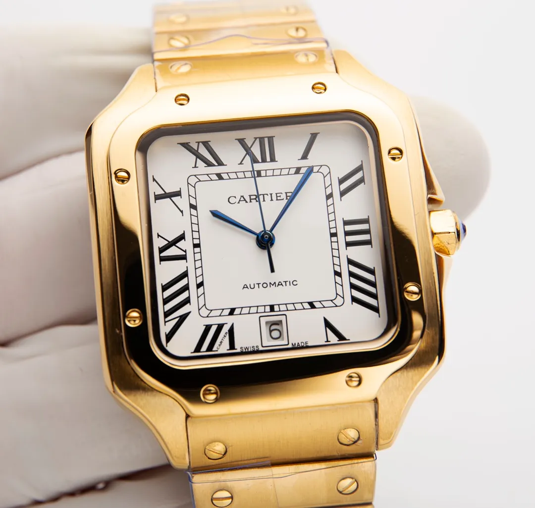 【High-end replica】💰1300! 【Customized all-in-one machine】💰1900! Santos, one of Cartier's most classic series Brand: Cartier Santos series (men's watch) Strap: Stainless steel strap Case: Made of 316 stainless steel Movement: (Imported 9015 movement, accurate travel time, stable movement 0 repairs) Size: Width 47.5/39.8mm thick 12mm men's watch) Same style in Xiaohongshu, same style in Douyin Live (focus on original new machines) Focus is an attitude, produced by JH!