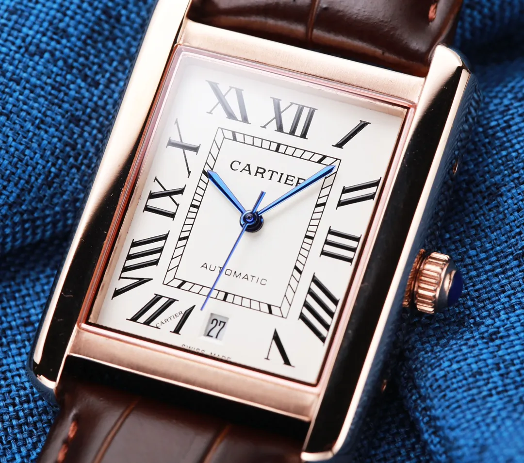 【High-end replica】💰1300! Other qualities 💰Private chat! Cartier ⌚️CARTIER Tank Series Men's Mechanical Watch 💯 Brand new Citizen 8215 automatic mechanical movement, accurate travel time, 🅾️reworked 💯 316L stainless steel case with imitation machine workmanship, case size 31*41 💯 Anti-scratch sapphire glass mirror 💯 Crocodile pattern cowhide or frosted cowhide strap optional, with original folding buckle! Welcome to reprint! (Focus on original new machines) Don’t forget the original intention ~, JH...!