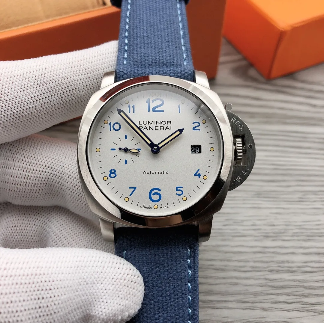 【High-end replica】💰1240! Panerai PAM00906 Series: LUMINOR DUE Style: Fully automatic, 47mm, Men's Material: Stainless steel Movement Manufacturer: Panerai Movement Type: Fully automatic imported Citizen 8215 mechanical movement Thickness: 5.3mm Balance wheel: Glucydur® balance wheel Vibration frequency: 21600 oscillations per hour 🎮Shock absorber: Incabloc shock absorber Number of gems: 21 parts