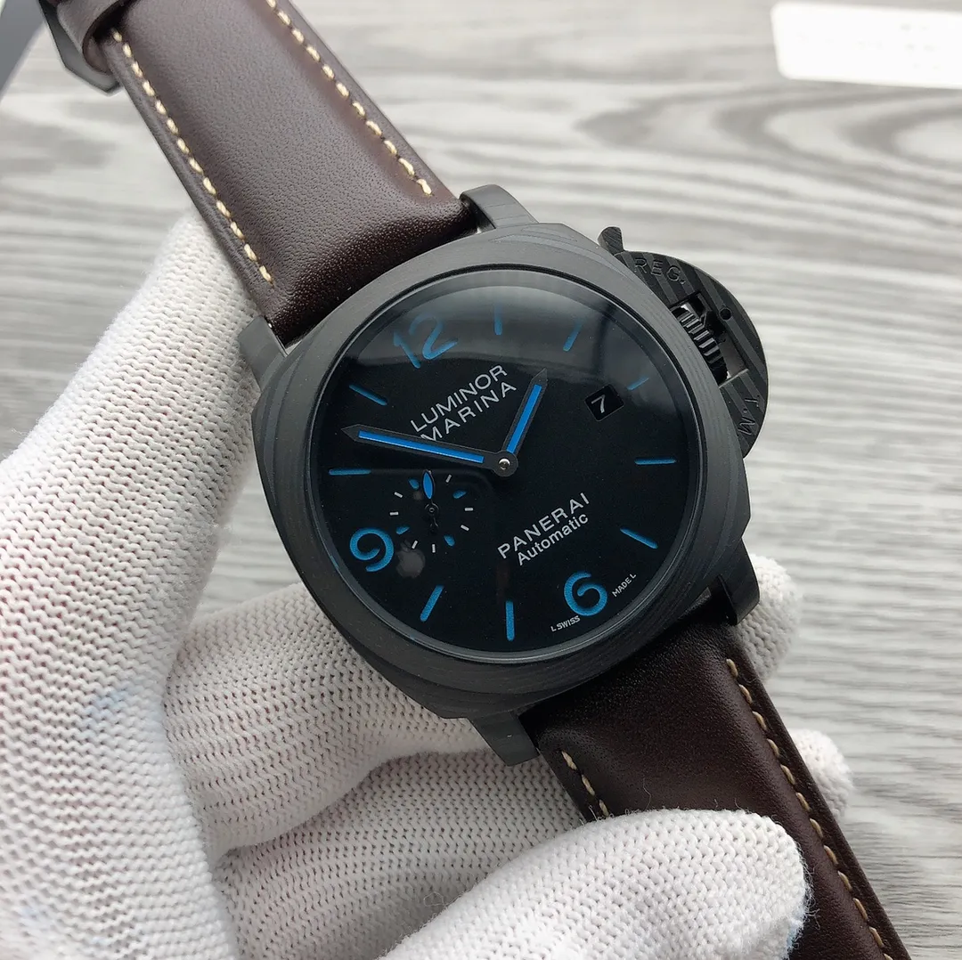 【High-end replica】💰1840! Panerai - PANERAI PAM Type: Men's top watch Movement: Swiss 2836 fully automatic mechanical movement Case: 316L stainless steel case Mirror: Mineral strengthened glass Belt: Imported genuine cowhide strap is extraordinary, showing the charm of men Size: diameter 44mm, thickness 16mm
