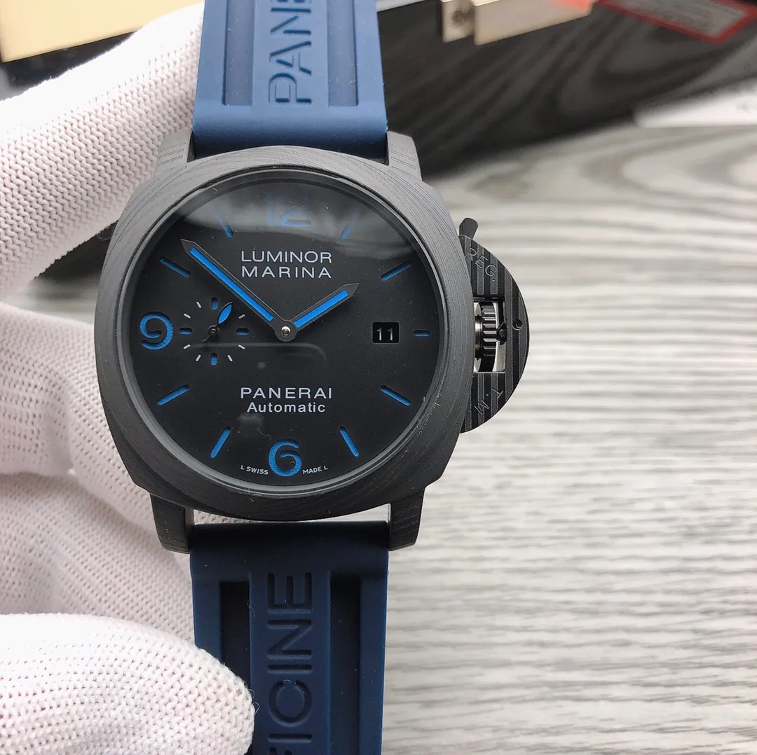 【High-end replica】💰1640! Panerai - PANERAI LUMINOR series PAM Type: Men's top watch Movement: Fully automatic mechanical movement Case: 316L stainless steel case Mirror: Wear-resistant and scratch-resistant sapphire mirror Tape: Imported rubber strap Extraordinary, showing the charm of men Size: Diameter 44mm Thickness 16mm