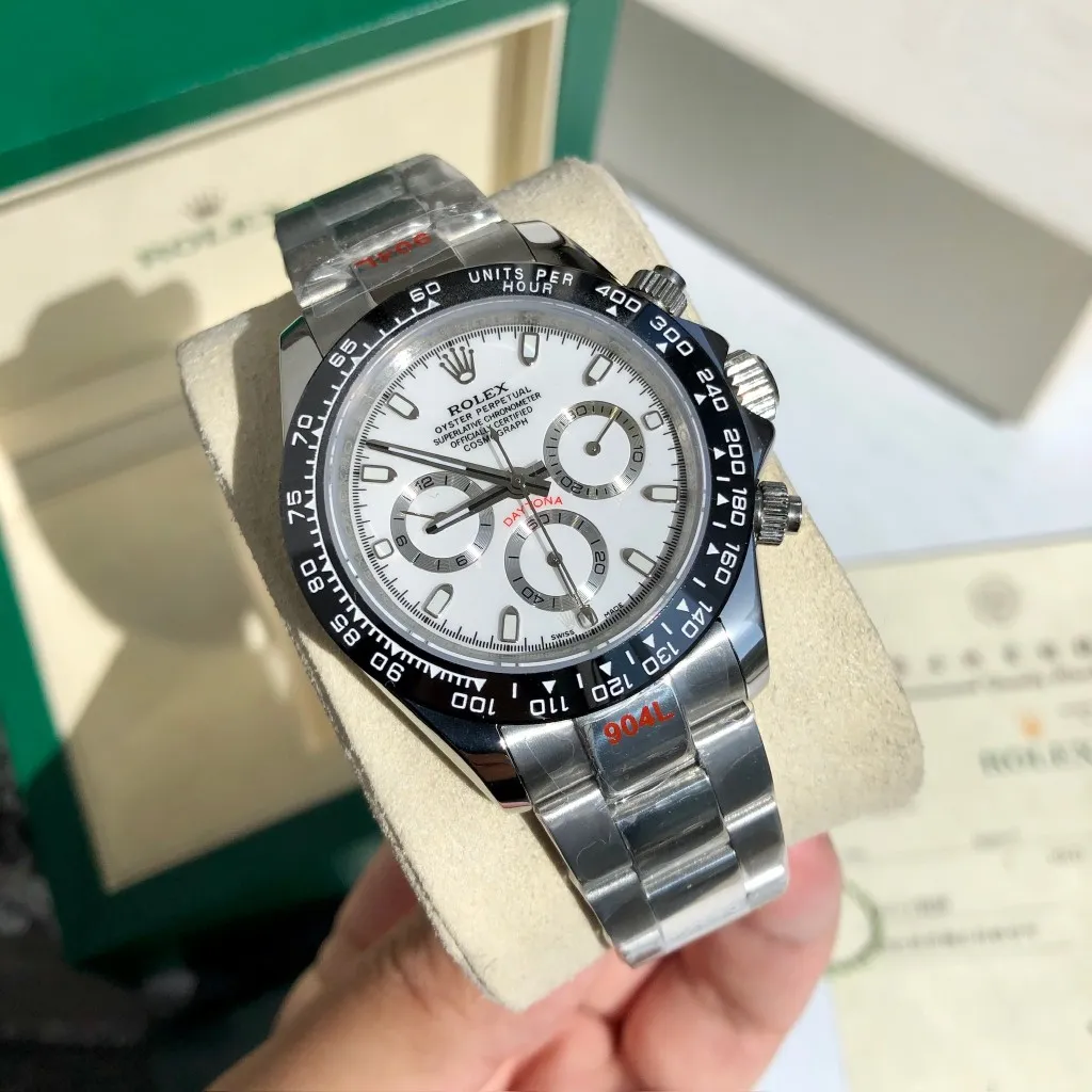 【High-end replica】💰1160! Customized all-in-one machine 💰1720! Rolex Daytona Series [Diameter] 40mm [Movement] Equipped with imported fully automatic mechanical movement [Ring] Imported finely polished ring/ceramic ring [Mirror] Scratch-resistant sapphire glass mirror [Material] Imported 316L stainless steel case [Strap] Stainless steel three-bead strap/high-quality tape [Buckle] Original buckle Super high quality, more beautiful in kind, market exclusive! Classic men's casual watch, the standard accessory for successful men, allowing you to wear it once and for all!