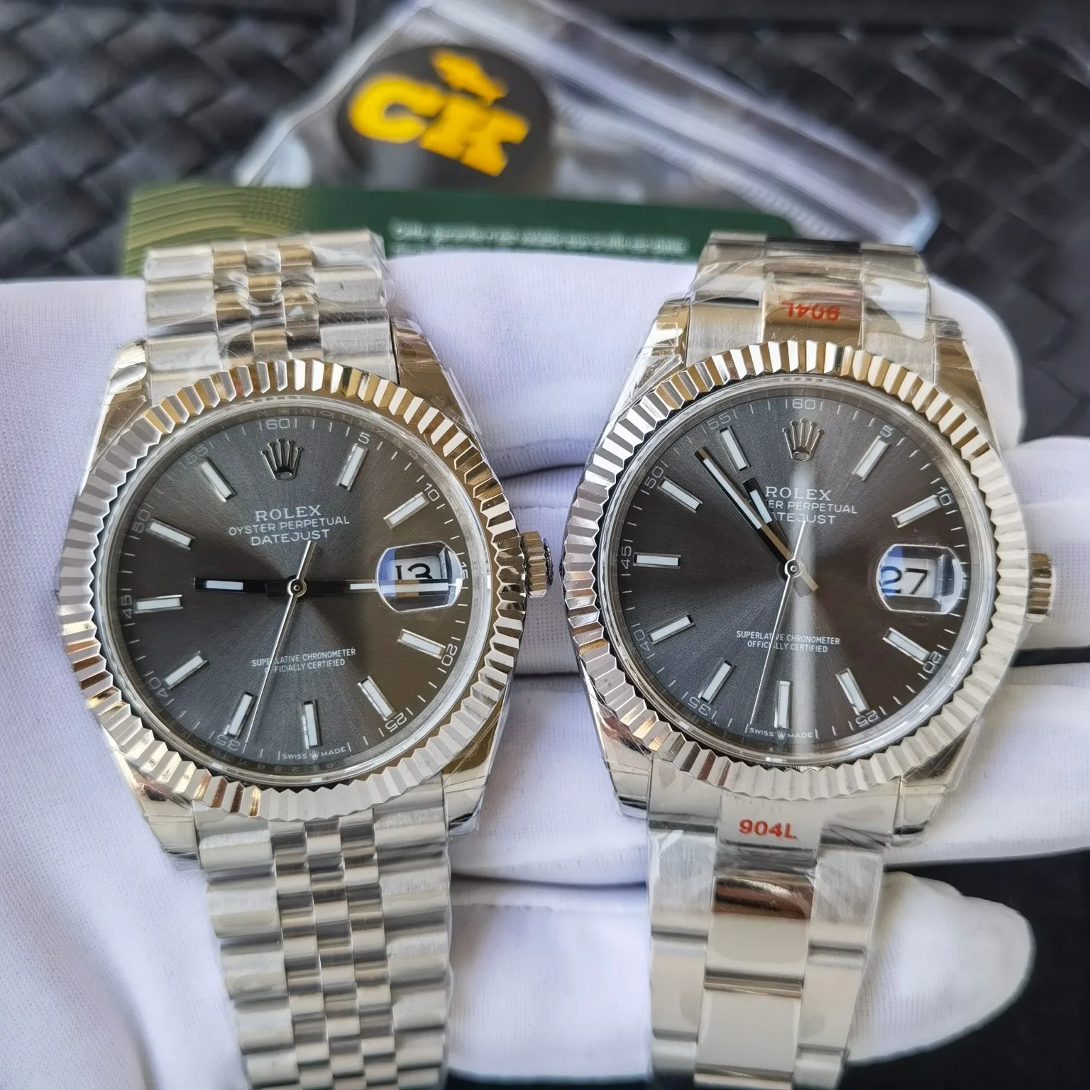 【High-end replica】💰1160! Customized all-in-one machine 💰1720! Rolex Datejust series, 904 stainless steel watch strap (2 styles), 5 five-piece and three-chain, genuine mold customization, custom bezel, size 41mm, equipped with the latest customized all-in-one 9015 imported movement, wear-resistant and scratch-resistant sapphire mirror!