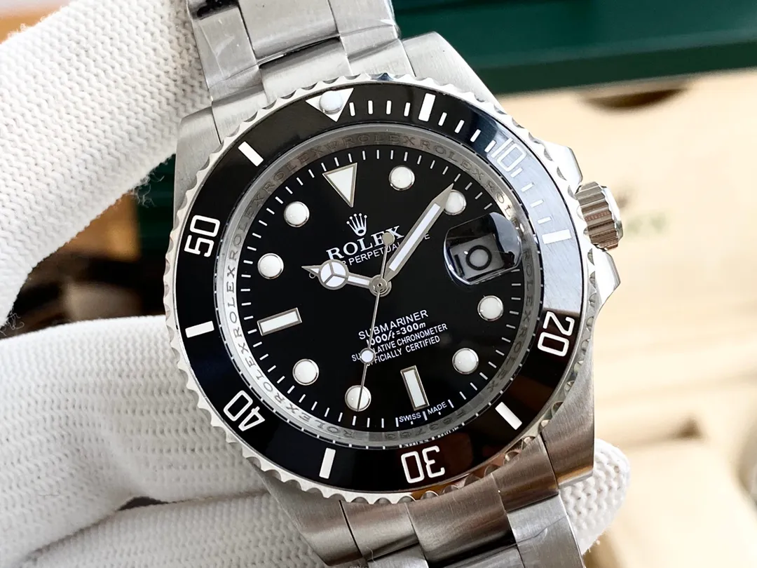 【High-end replica】💰1160! Rolex Submariner ceramic ring (super luminous) 🏍Type: 3-pin Submariner series men's watch 🏍Strap: top 316 stainless steel strap 🏍Movement: imported fully automatic Citizen 8215 mechanical movement 🏍Material: sapphire mirror 🏍Size: diameter 40mm, thickness 12mm 🏍Buckle: original buckle