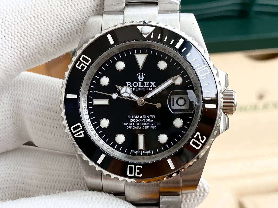 【High-end replica】💰1160! Rolex Submariner ceramic ring (super luminous) 🏍Type: 3-pin Submariner series men's watch 🏍Strap: top 316 stainless steel strap 🏍Movement: imported fully automatic Citizen 8215 mechanical movement 🏍Material: sapphire mirror 🏍Size: diameter 40mm, thickness 12mm 🏍Buckle: original buckle