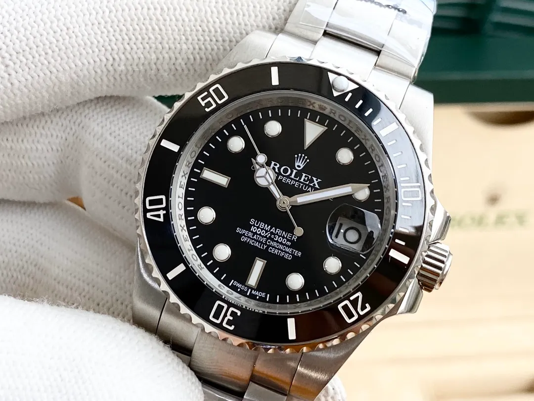 【High-end replica】💰1160! Rolex Submariner ceramic ring (super luminous) 🏍Type: 3-pin Submariner series men's watch 🏍Strap: top 316 stainless steel strap 🏍Movement: imported fully automatic Citizen 8215 mechanical movement 🏍Material: sapphire mirror 🏍Size: diameter 40mm, thickness 12mm 🏍Buckle: original buckle