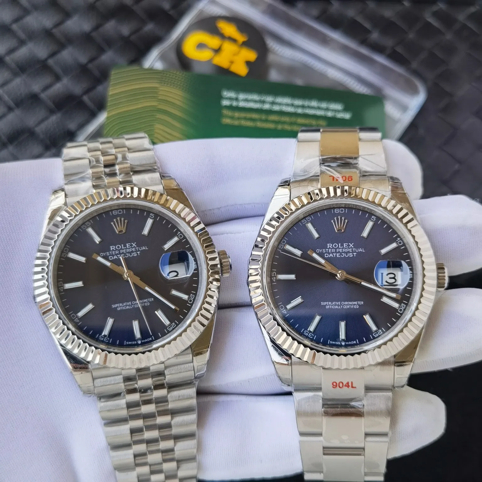 【High-end replica】💰1160! Customized all-in-one machine 💰1720! Rolex Datejust series, 904 stainless steel watch strap (2 styles), 5 five-piece and three-chain, genuine mold customization, custom bezel, size 41mm, equipped with the latest customized all-in-one 9015 imported movement, wear-resistant and scratch-resistant sapphire mirror!