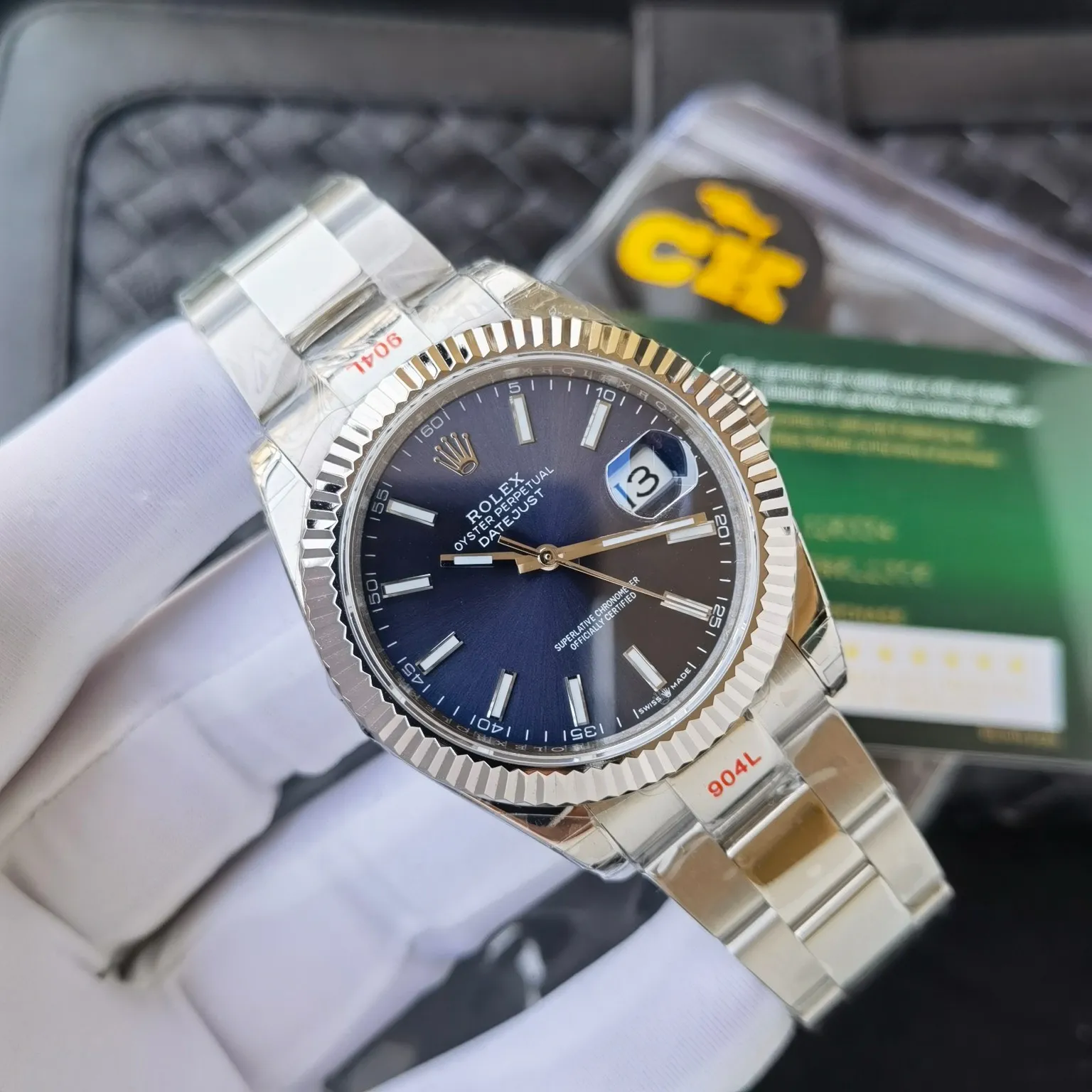【High-end replica】💰1160! Customized all-in-one machine 💰1720! Rolex Datejust series, 904 stainless steel watch strap (2 styles), 5 five-piece and three-chain, genuine mold customization, custom bezel, size 41mm, equipped with the latest customized all-in-one 9015 imported movement, wear-resistant and scratch-resistant sapphire mirror!