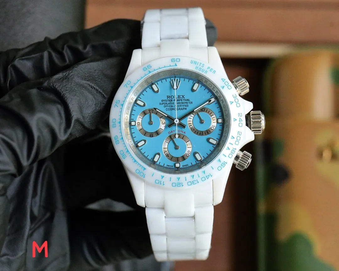 【High-end replica】💰1900! 🎩Rolex Daytona Series ROLEX Daytona Series Ceramic Case Size 43mm Sapphire Glass Mirror Swiss Quartz Chronograph Movement Ceramic Strap Original Buckle The Rolex Daytona You Can’t Put Down, The Endless Product Once and for All