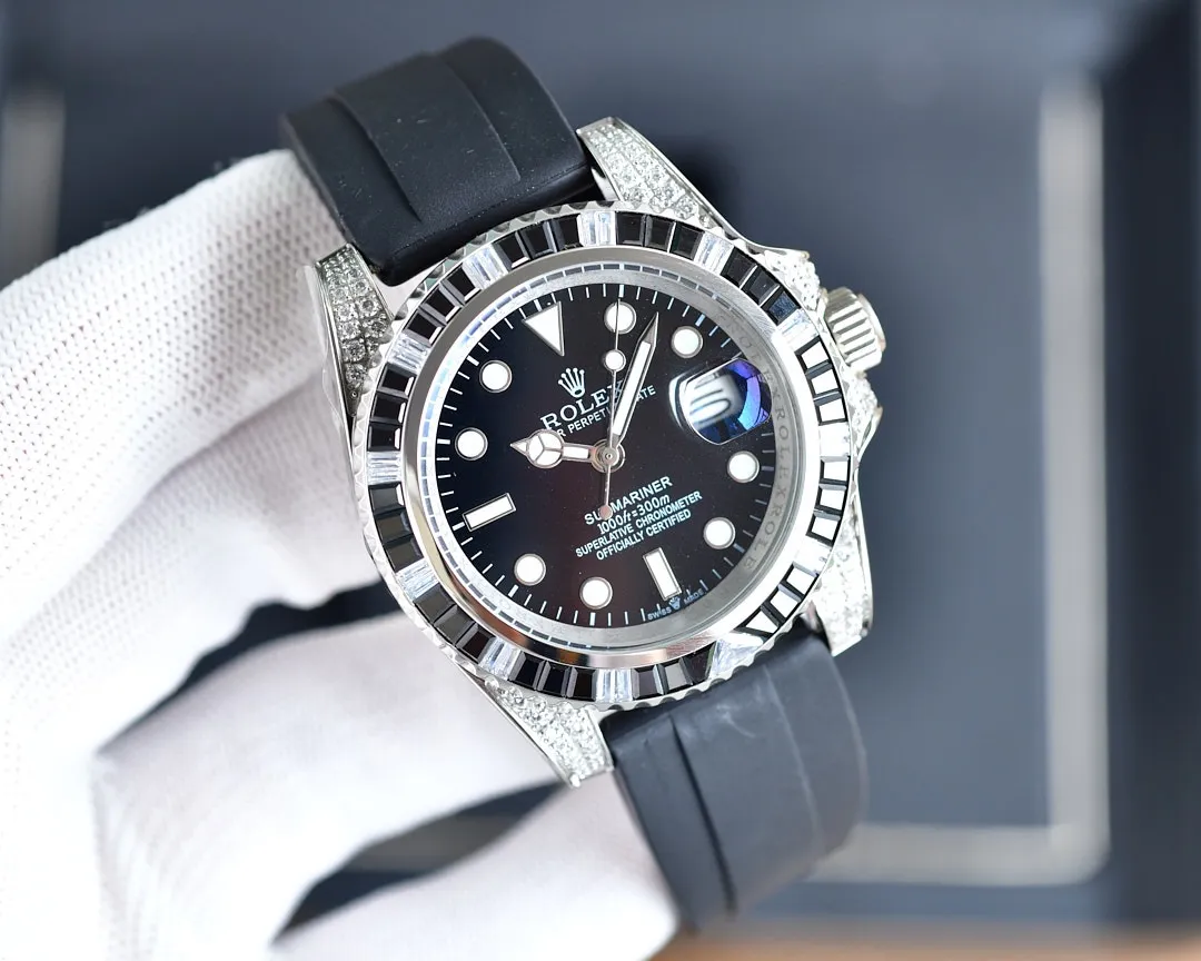 【High-end replica】💰1360! Rolex ROLEX Submariner series is equipped with fully automatic imported Citizen 8215 mechanical movement, size 40*13mm, sapphire mirror, imported rubber strap. Anyone can dress up brightly♠️but personal taste is revealed in the details of clothing😘